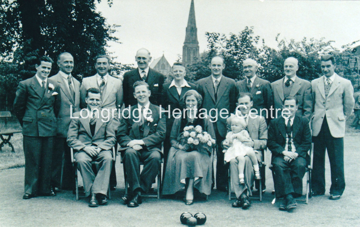 376A - British Legion Club - Bowling section Presidents Day - 1953